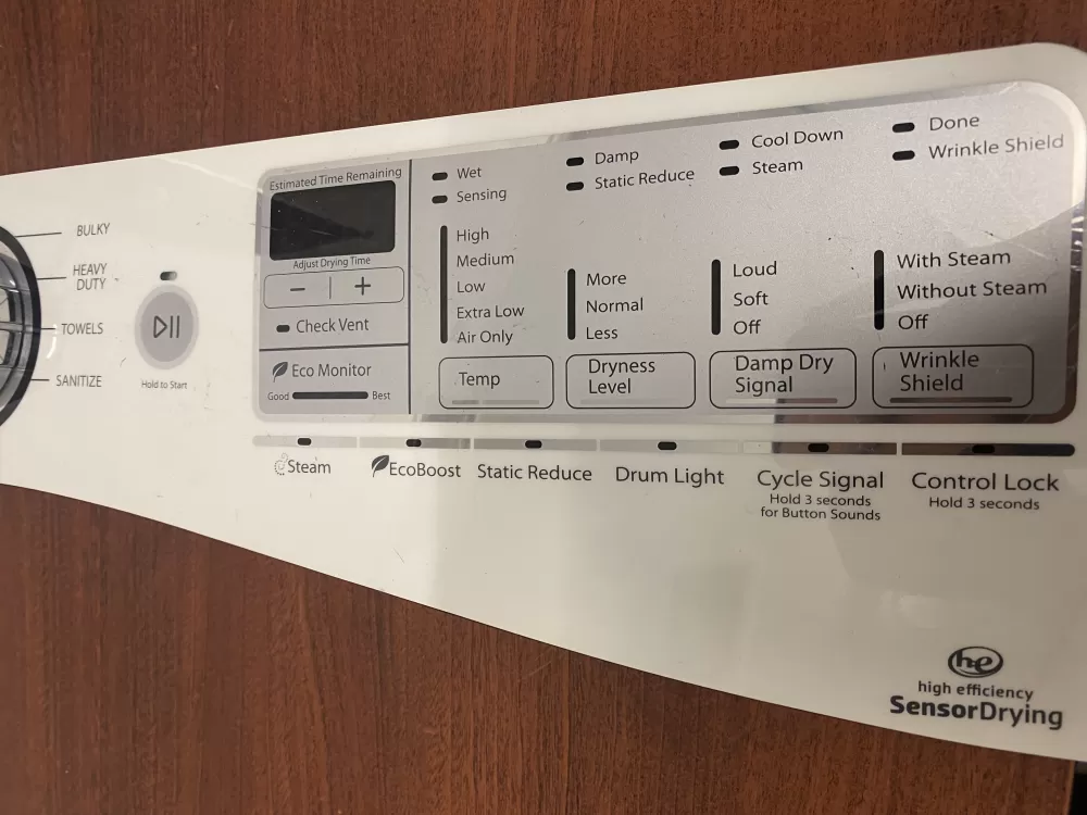 W10391528 W10446445 WPW10446445 Dryer Control Board Panel AZ53374 | BKV530