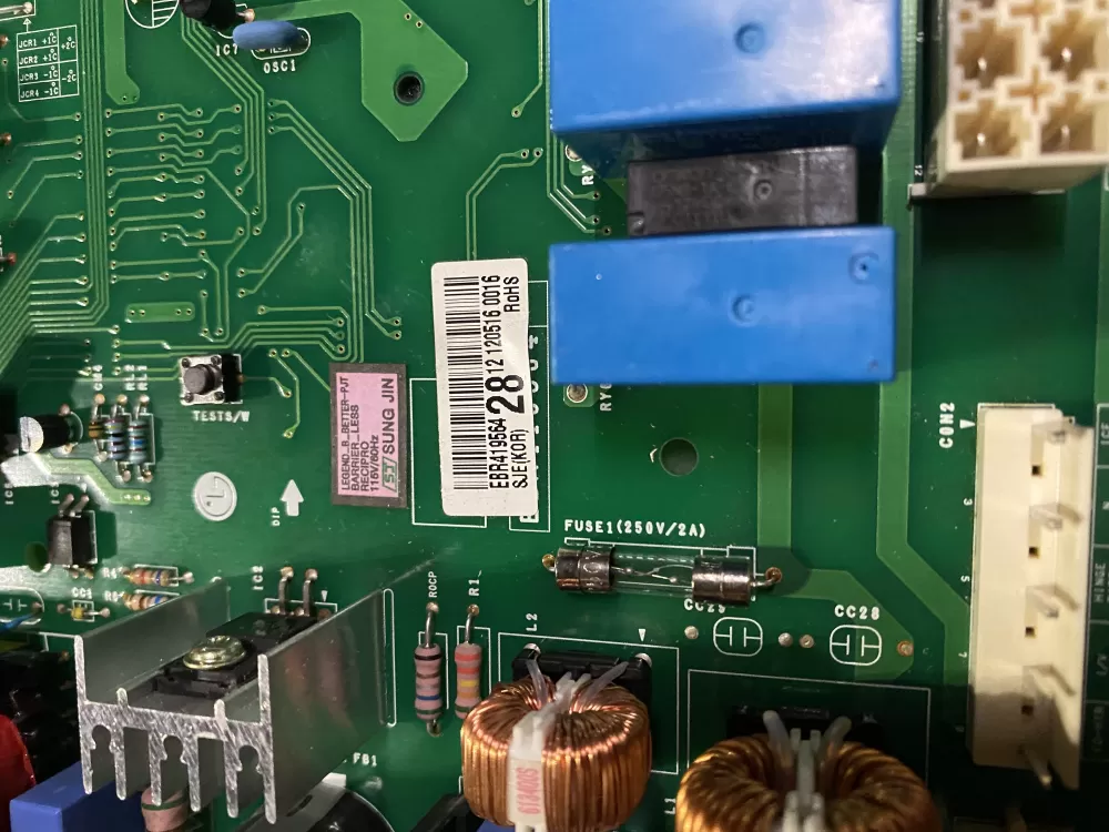 LG Kenmore EBR41956427 EBR41956428 Refrigerator Control Board AZ27786 | BK241