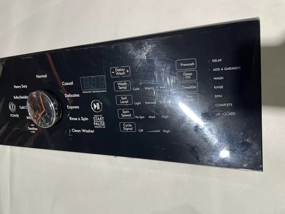 Kenmore W10643934  W10643933 Washer Control Board UI Display Panel