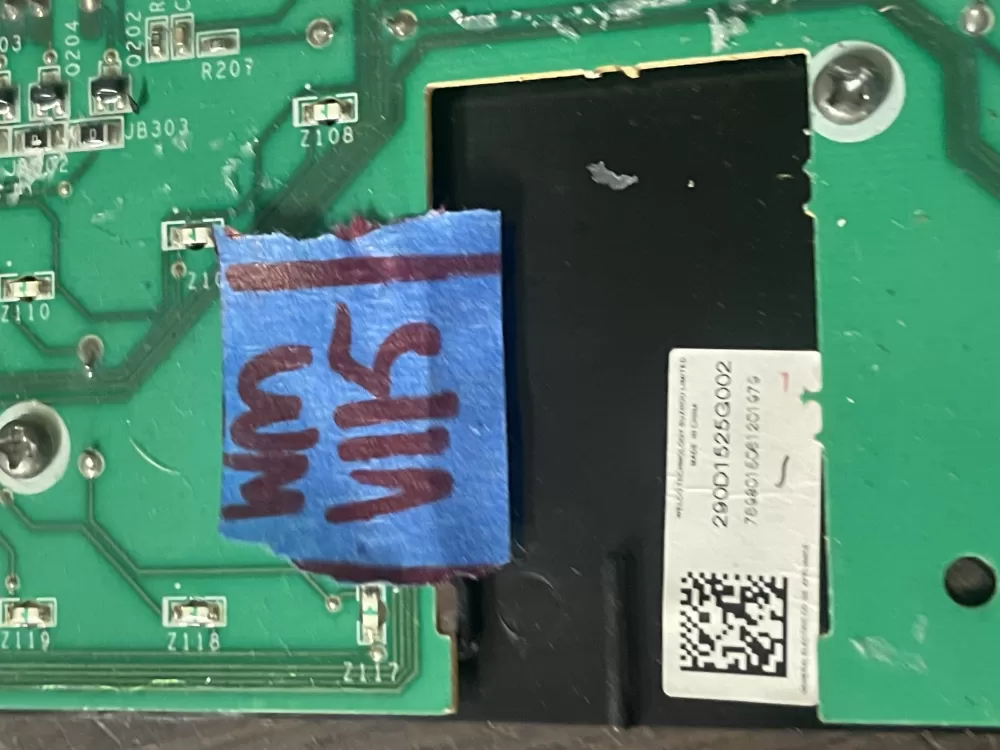 GE 290D2227G003 290D1525G002 WH18X26234 Washer Control Board AZ45014 | Wmv115
