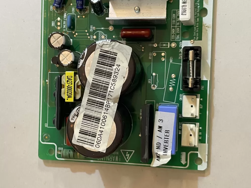 Samsung DA41 00585A 00614B Refrigerator Control Board Inverter AZ147034 | KM2465
