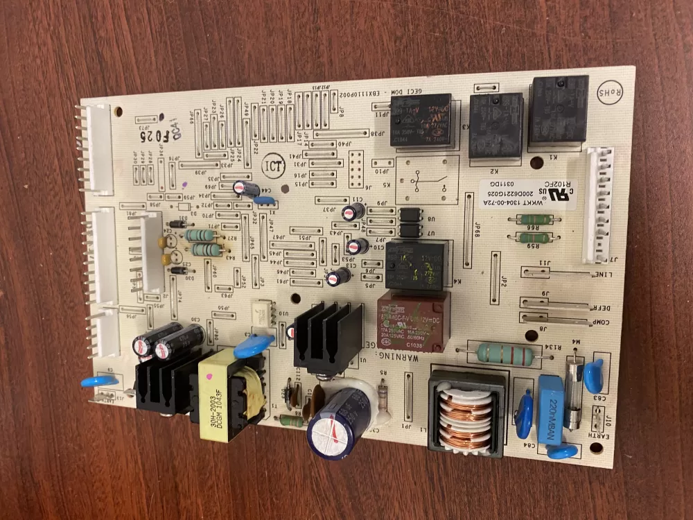GE EBX1110P002 200D6221G025 WR55X11072 Refrigerator Control Board