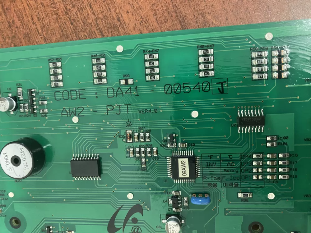 Samsung DA41-00540J Refrigerator Display Control Board Display AZ57877 | BK1985