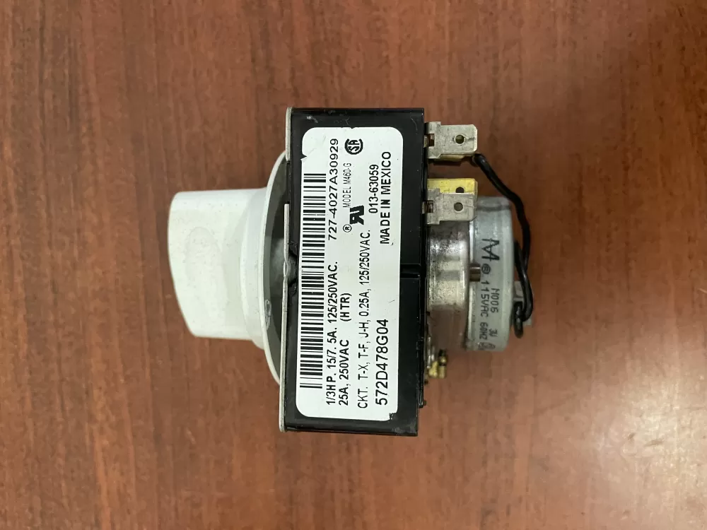 GE 572D478G04 Dryer Timer