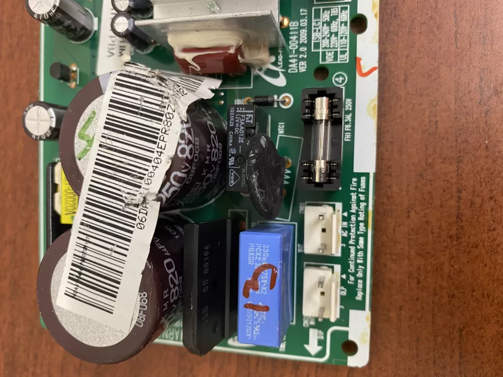 Samsung DA41-00614F DA41-00411B Refrigerator Control Board AZ33443 | BK1685