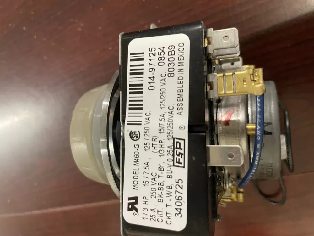 Whirlpool Maytag Amana WP3406725 3406725 AP6008573 Dryer Timer AZ86072 | Wm857