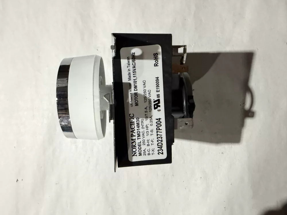 GE WE04X24550  AP6031056  WE04X24549  4546121  PS11763064  TMD14M30  234D2377P004 Dryer Timer