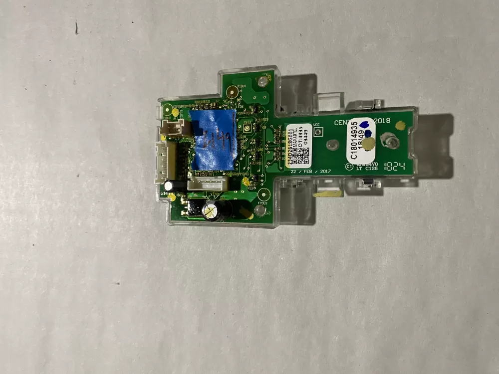 GE 234D2618G001 WE04X27284 Dryer Control Board AZ193279 | BK2149