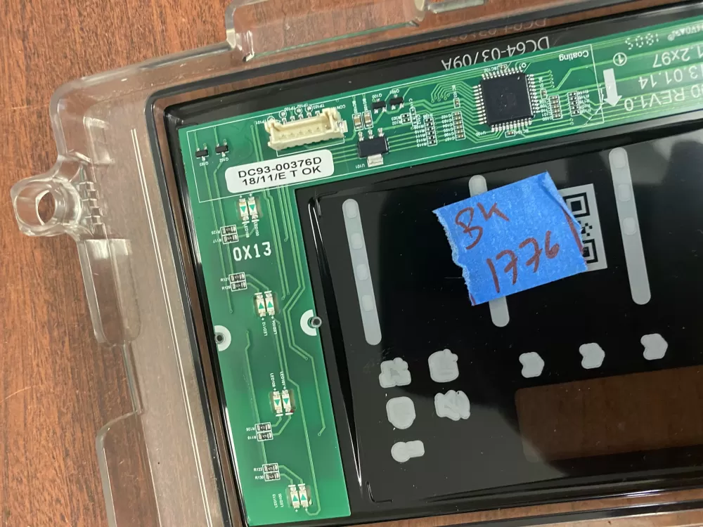 Samsung DC92-01607J DC94-06643A Dryer UI Control Board AZ46222 | BK1776