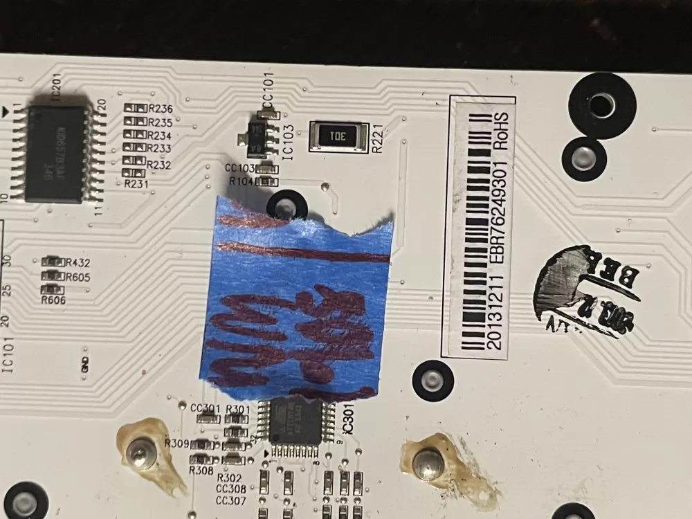 LG EBR76249301 Refrigerator Control Board Display AZ51827 | Wm1908