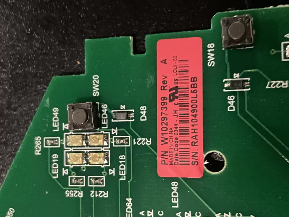 Whirlpool W10297399 W10211353 WPW10297399 Washer Control Board AZ28096 | WM282