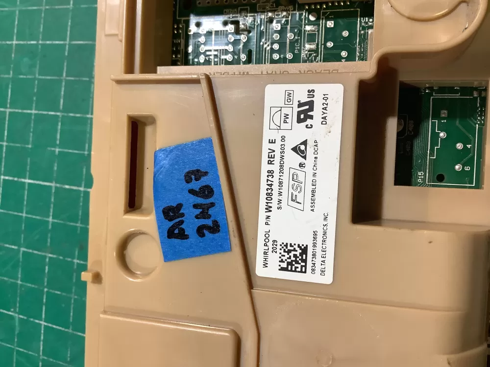 Whirlpool W10834738 W10876147 Dishwasher Control Board AZ226975 | AR2467