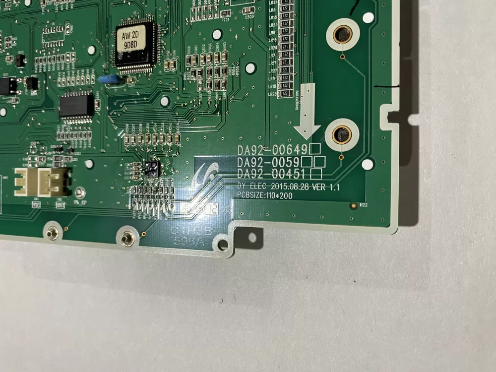 Samsung DA92 00649A Refrigerator Control Board Dispenser AZ172594 | BK744