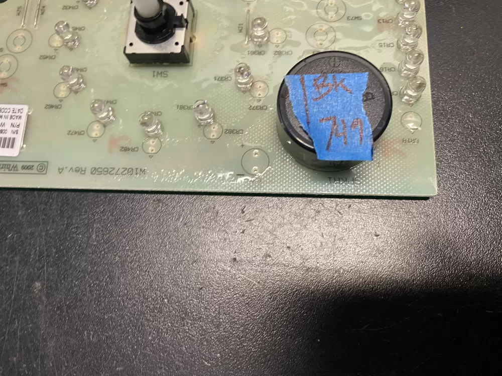Whirlpool Kenmore W10252253 Washer Control Board AZ12833 | BK749