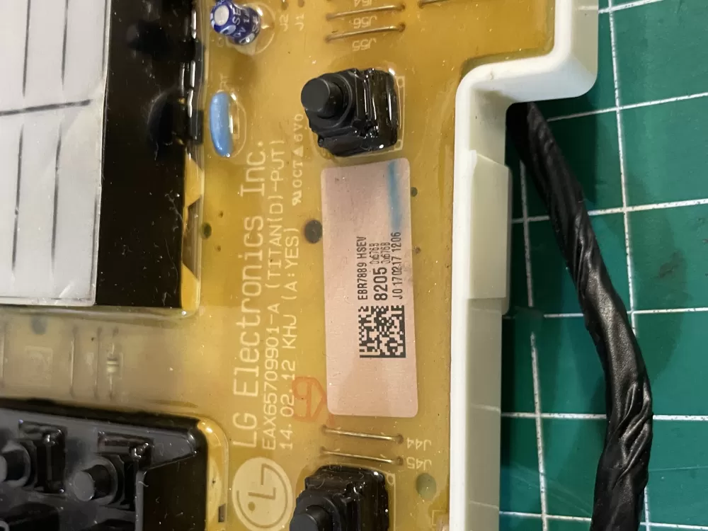 LG EBR78898205 Washer Control Board Interface AZ209378 | Wmv927