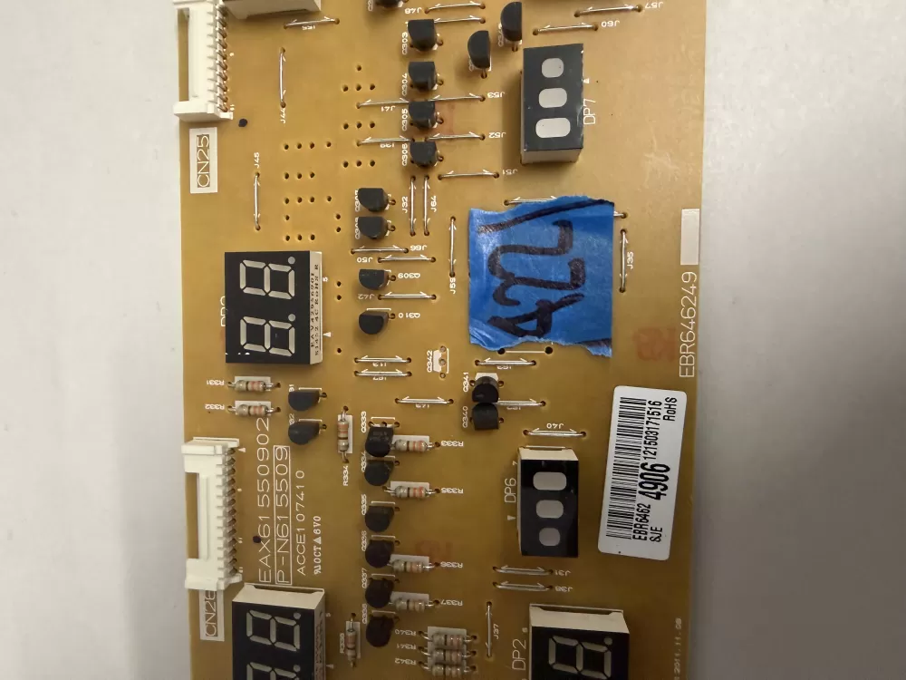 LG EBR64624906 Range Control Board AZ231630 | KM422