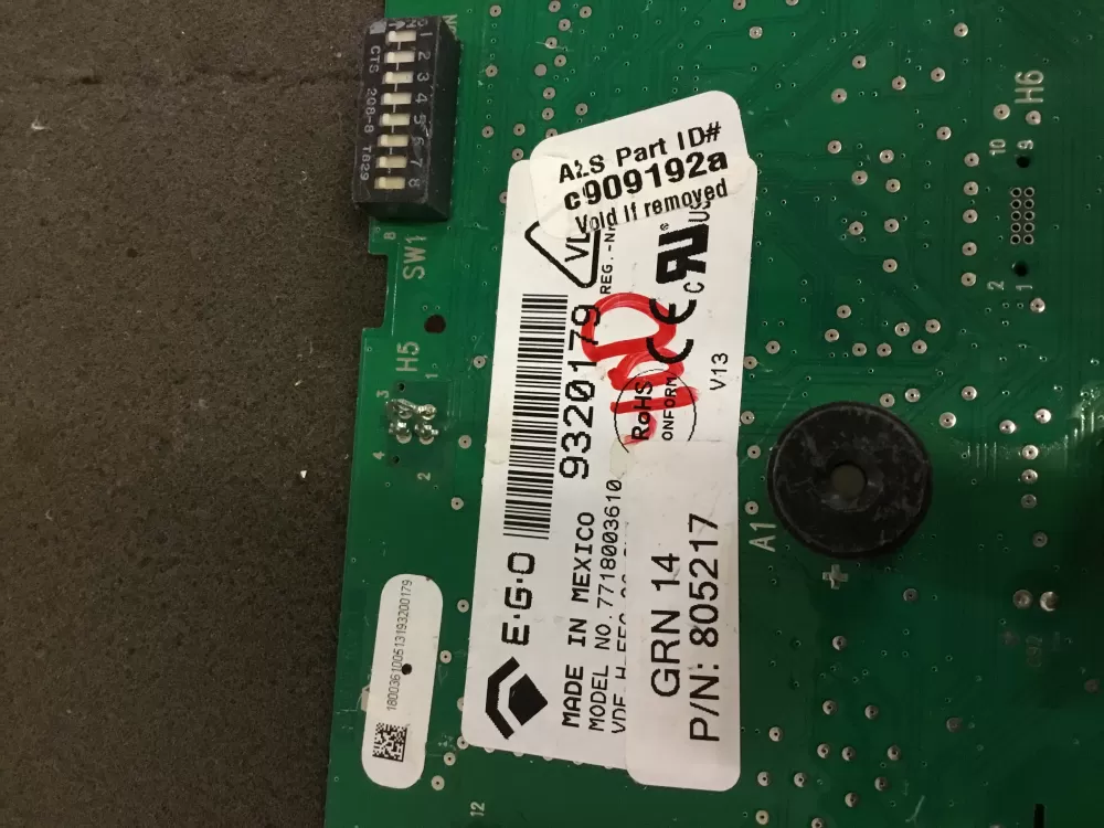 SpeedQueen Speed Queen 805217P Washer Control Board AZ90649 | NR1568