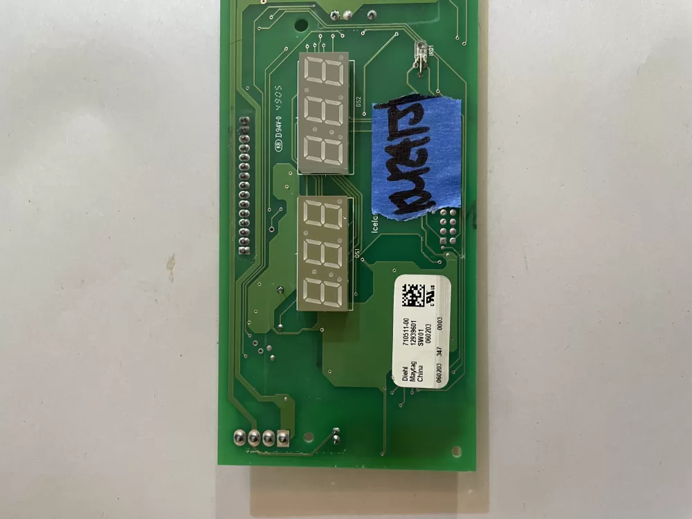 Maytag Amana 12939601 Refrigerator Control Board Dispenser AZ143777 | KM2413