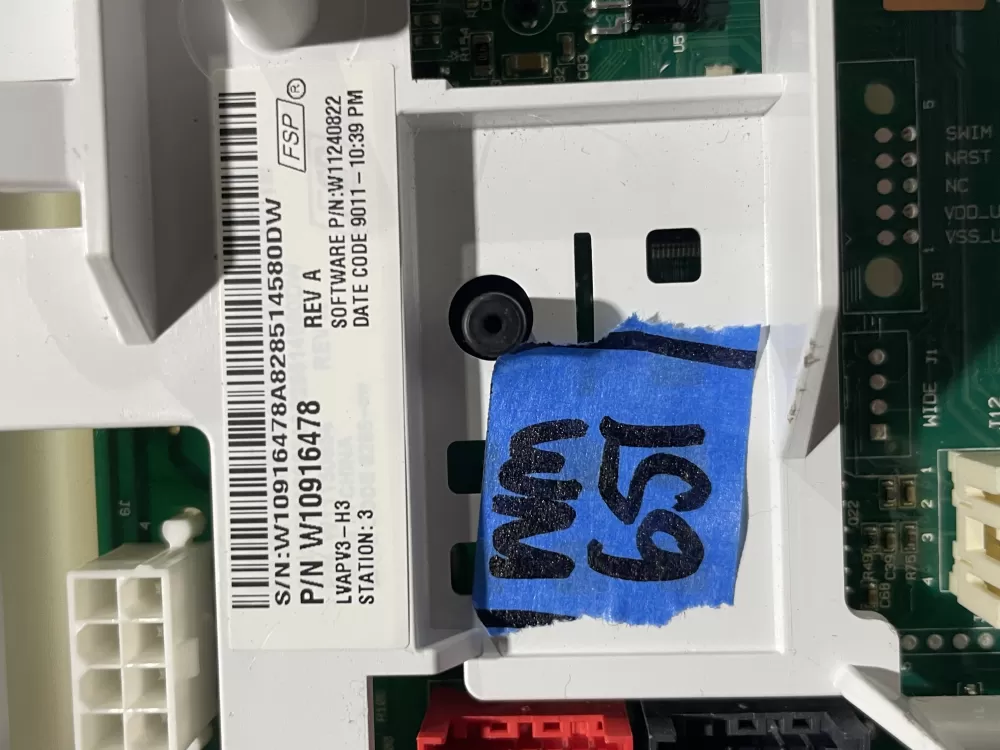 Whirlpool W10803586 W10841364 W10865064 Washer Control Board AZ113774 | Wm651