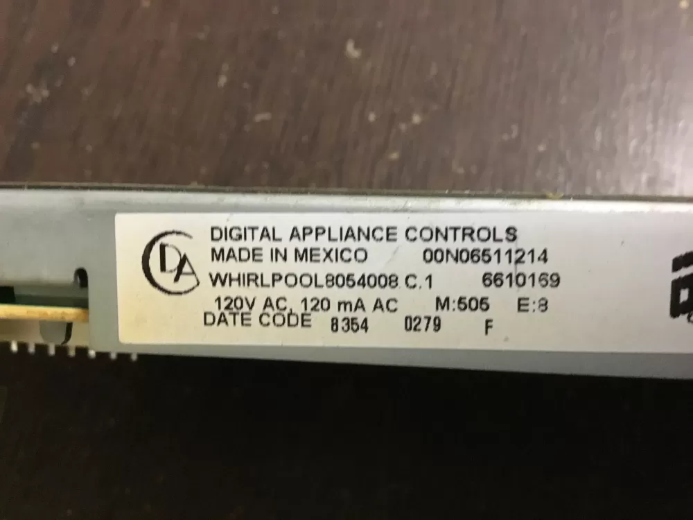 Whirlpool WP6610169 00N06511214 Range Oven Control Board AZ14851 | NR558