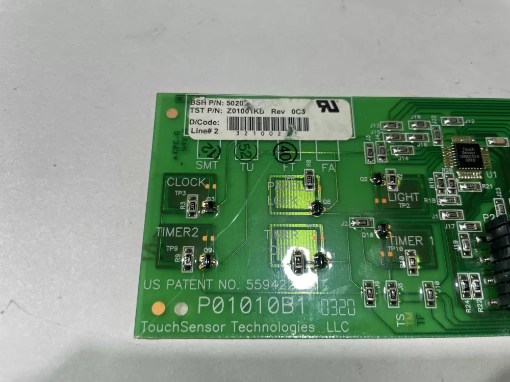 Touch Sensor Circuit Board 201001KB P01010B1 AZ143988 | Wm2415