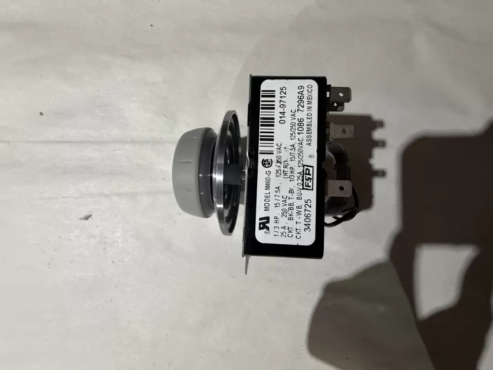 Whirlpool  Maytag  Amana AP6008573 3406725 WP3406725 PS11741713 Dryer Timer