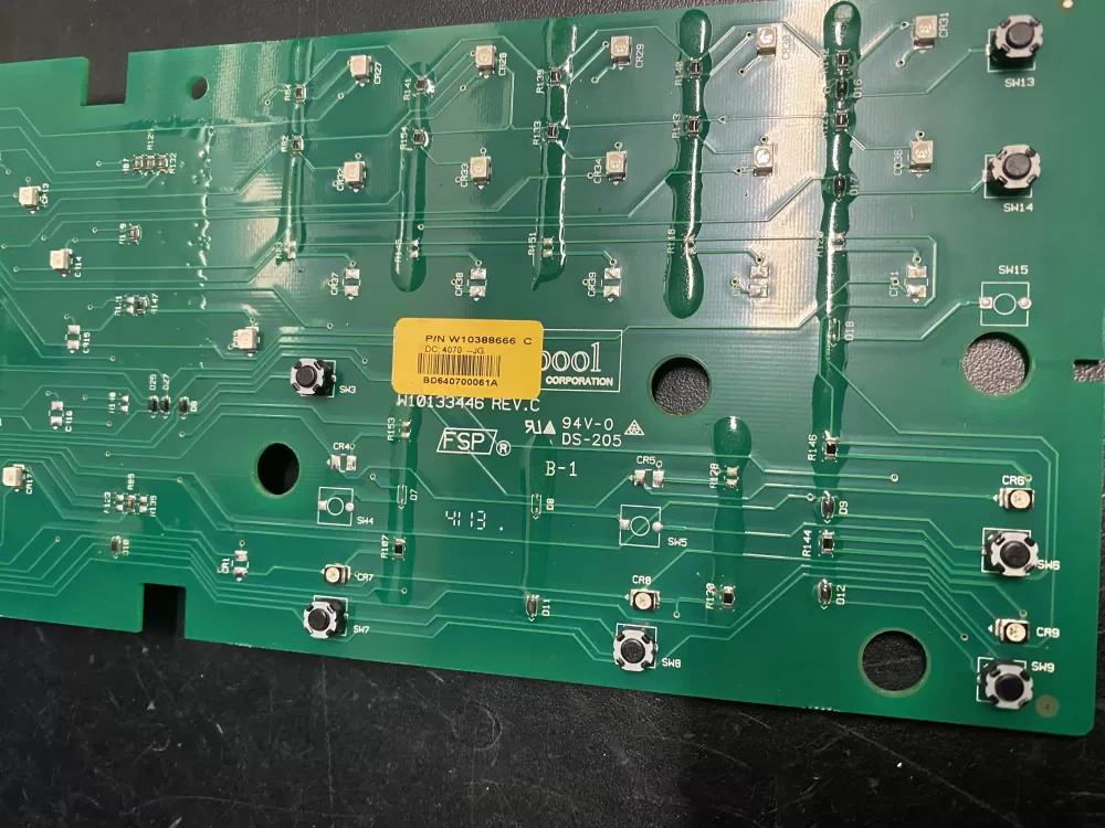 Maytag Whirlpool W10388666 Dryer Control Board AZ13617 | BK769