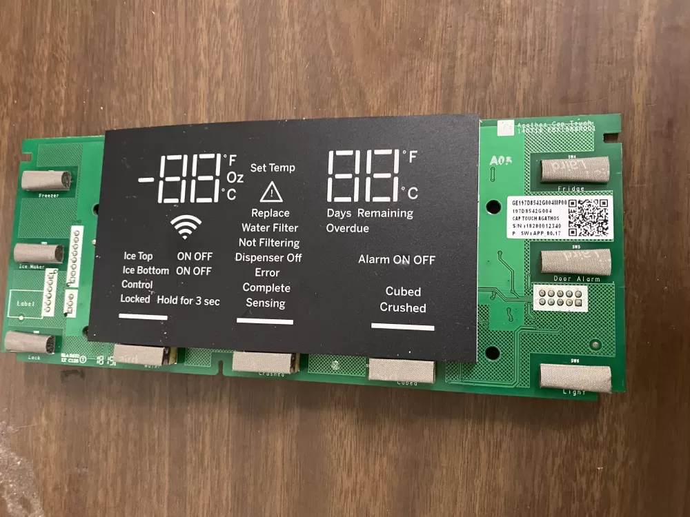 GE 197D8542G004 Refrigerator Control Board Dispenser