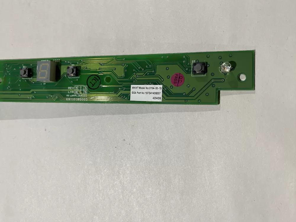 GE WR55X10831 197D4143G007 Refrigerator Temp Control Board AZ134332 | BK2338