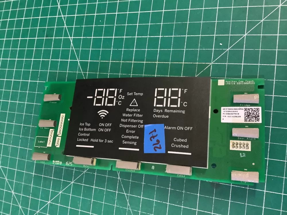 GE WR55X41025 197D8542G002 Refrigerator Control Board AZ184809 | NR2671