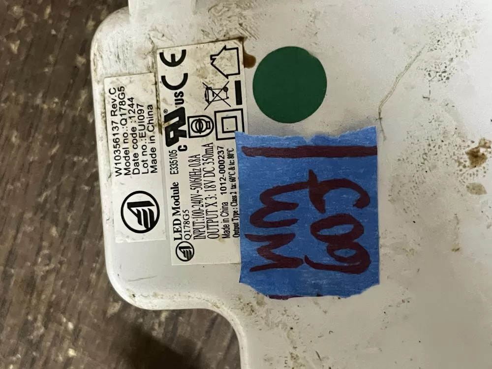 Whirlpool W11038857 Refrigerator Inverter Control Board AZ47203 | Wm605