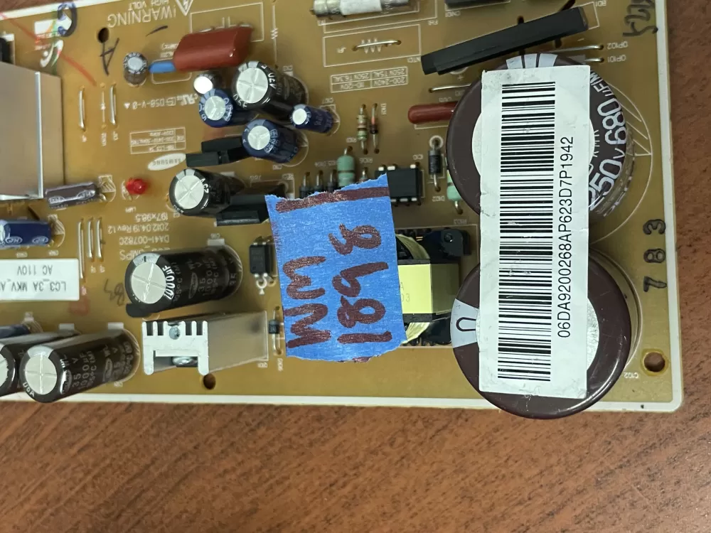 Samsung DA92-00268A Refrigerator Inverter Control Board AZ52345 | Wm1898