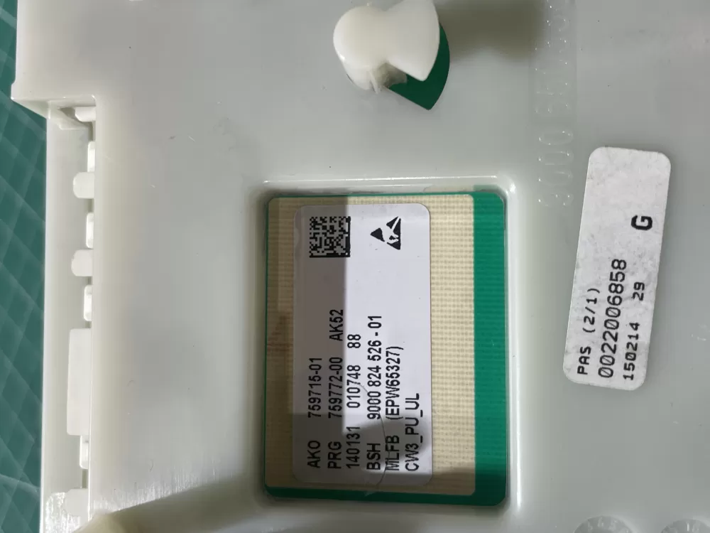 BOSCH 00746870 759715-01 9000824526-01 Washer Control Board AZ192911 | Wmv880