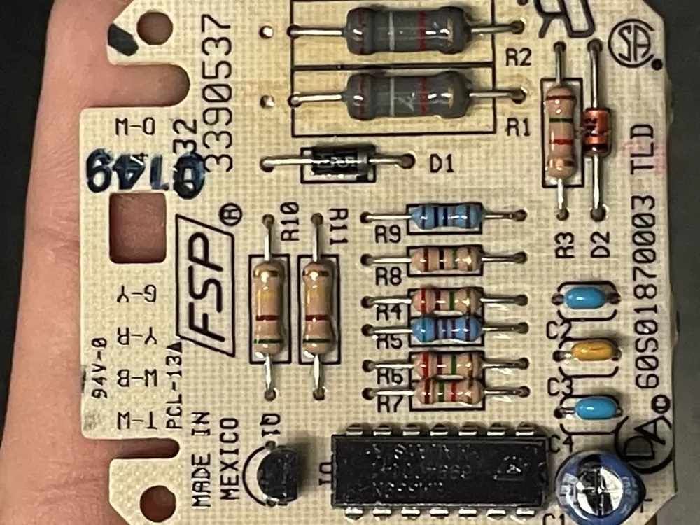 Whirlpool Maytag W10476828 Dryer Moisture Sensor Control Board AZ23189 | WM923