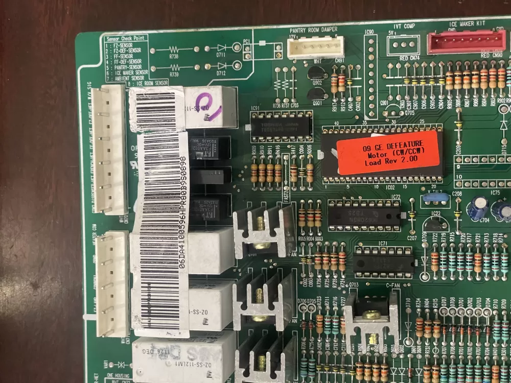 Samsung DA41-00596H Refrigerator Control Board