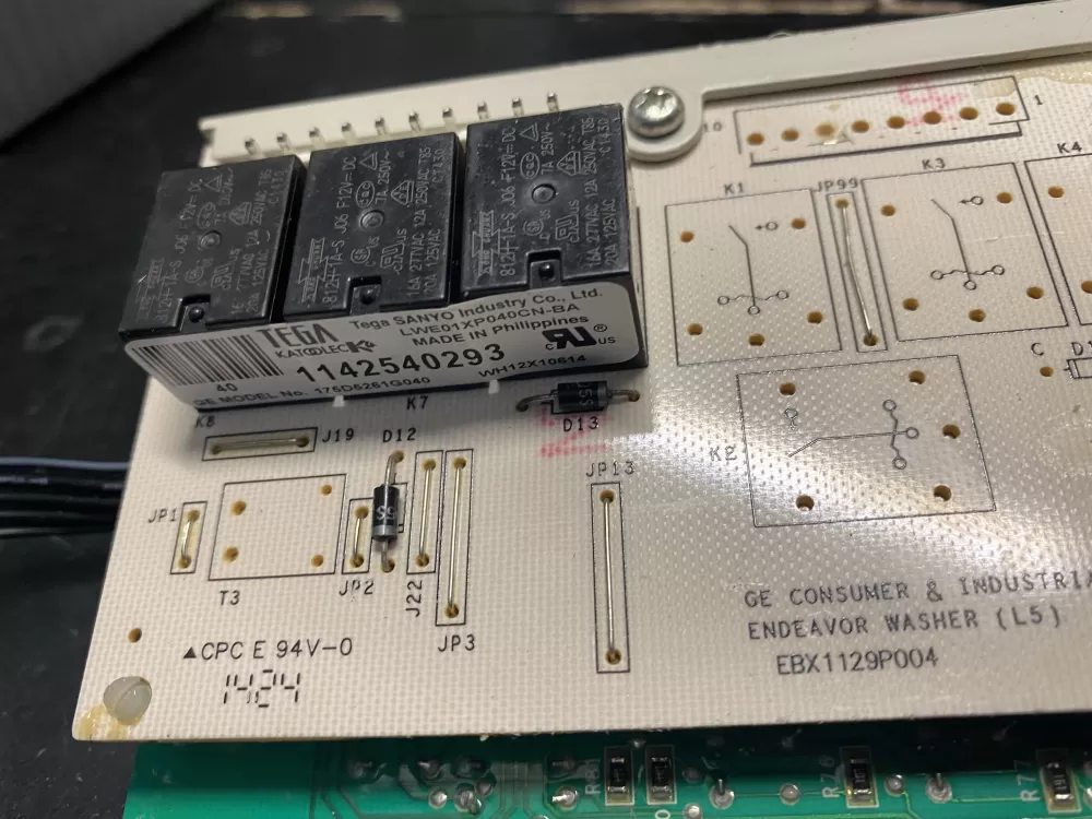GE 175D5261G040 EBX1129P004 WH12X10614 Washer Control Board AZ12717 | BK782