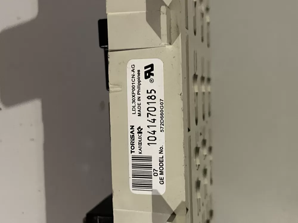 GE 572D660G07 WE4M296 Dryer Control Board AZ31287 | Wmv149