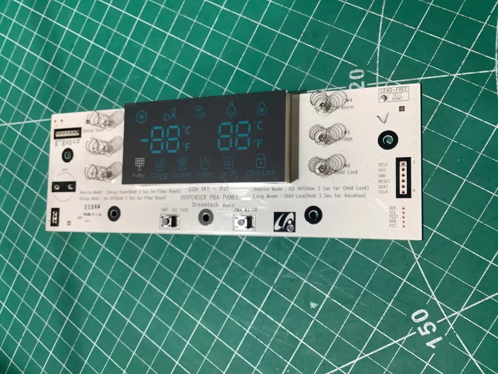 Samsung GGH 14Y - PJT DA97-11879K dispenser control board AZ190535 | AR1258