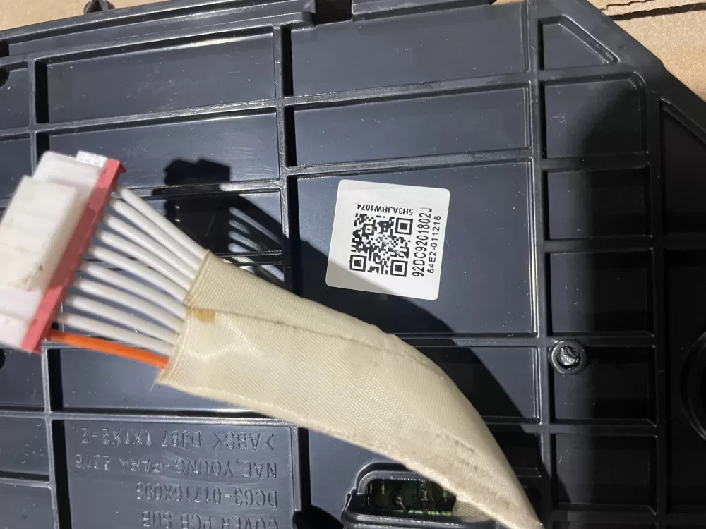 Samsung DC92 01802J DC9201802J Washer Control Board AZ85153 | Wmv392