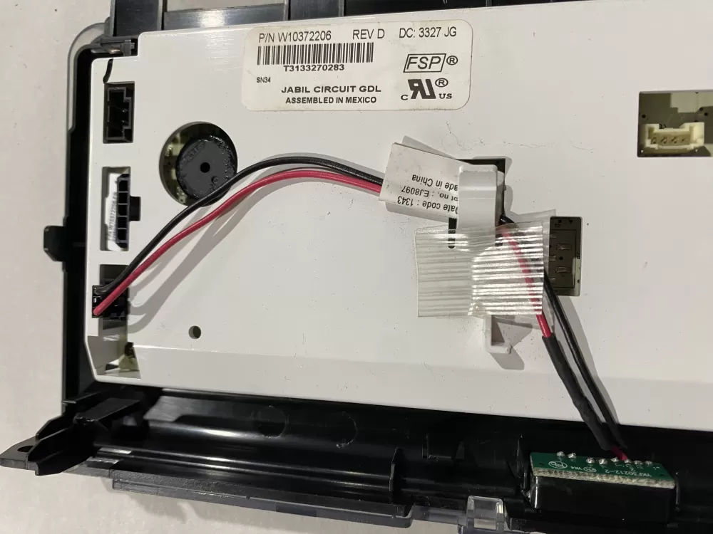 Whirlpool W10254282 Refrigerator Dispenser Control Board AZ185912 | BK2725