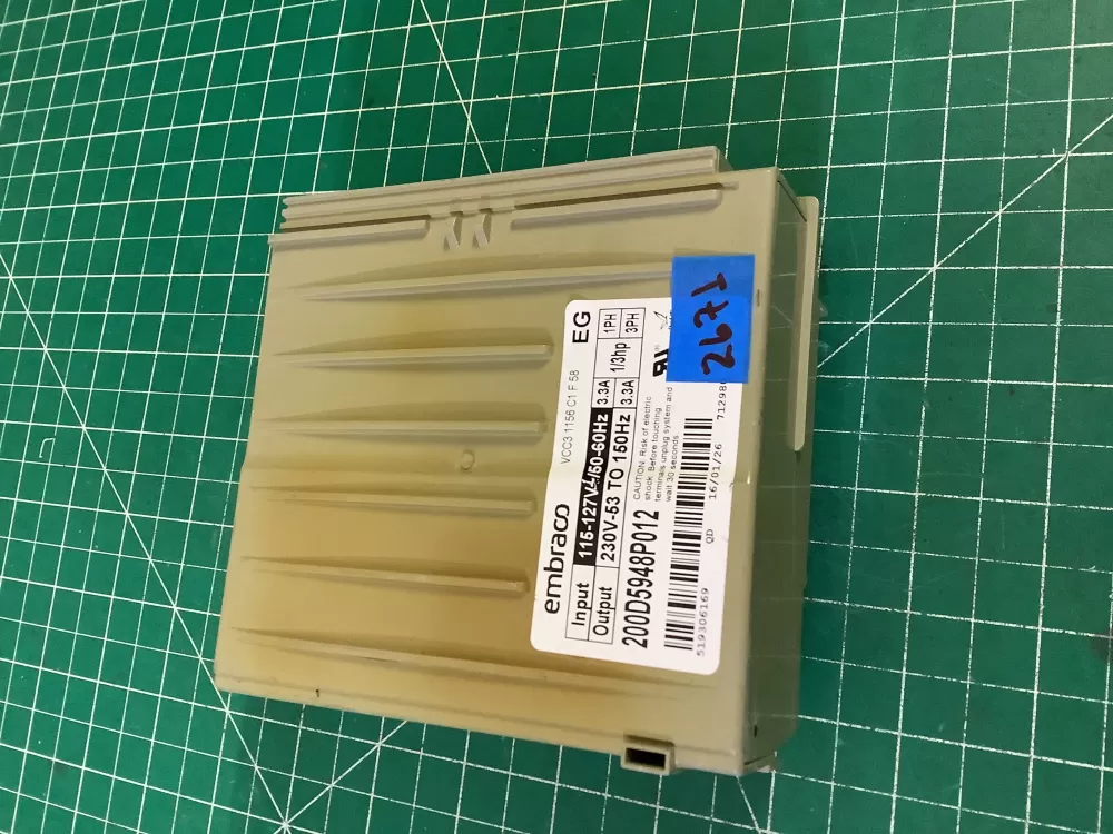 GE 200D5948P012 Refrigerator Control Board Inverter AZ184775 | NR2671