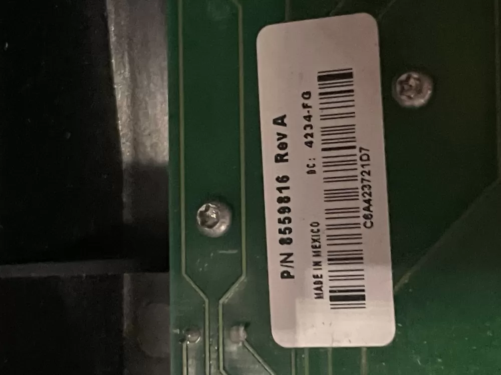 Kenmore Whirlpool 8559816 Dryer Control Board AZ25018 | WMV287