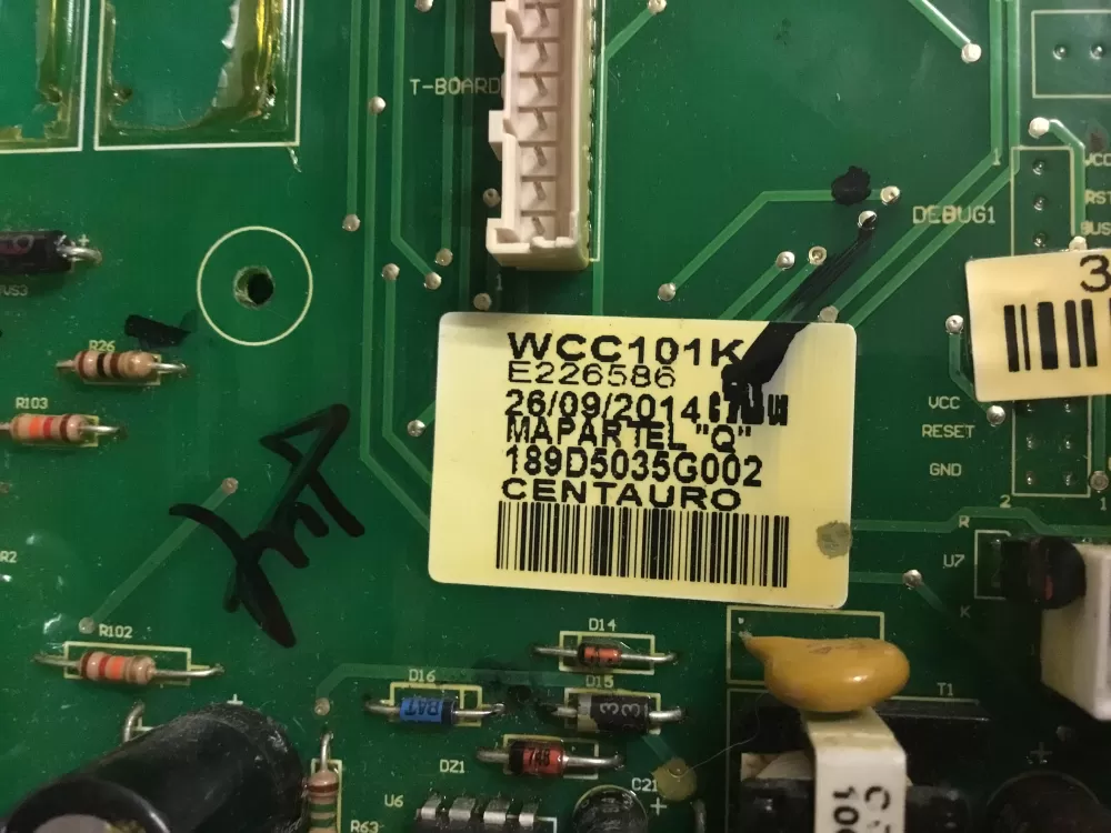 GE 189D5035G002 WH12X20274 Washer Control Board AZ15615 | NR6