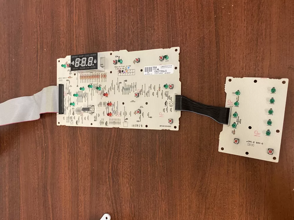 GE 212D1119P007 WE4M387 Dryer Control Board