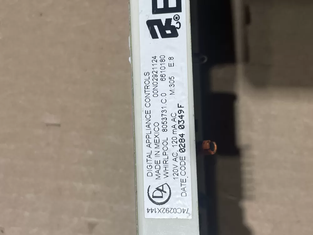 Whirlpool 00N02921124 Range Control Board AZ89414 | Wm1338