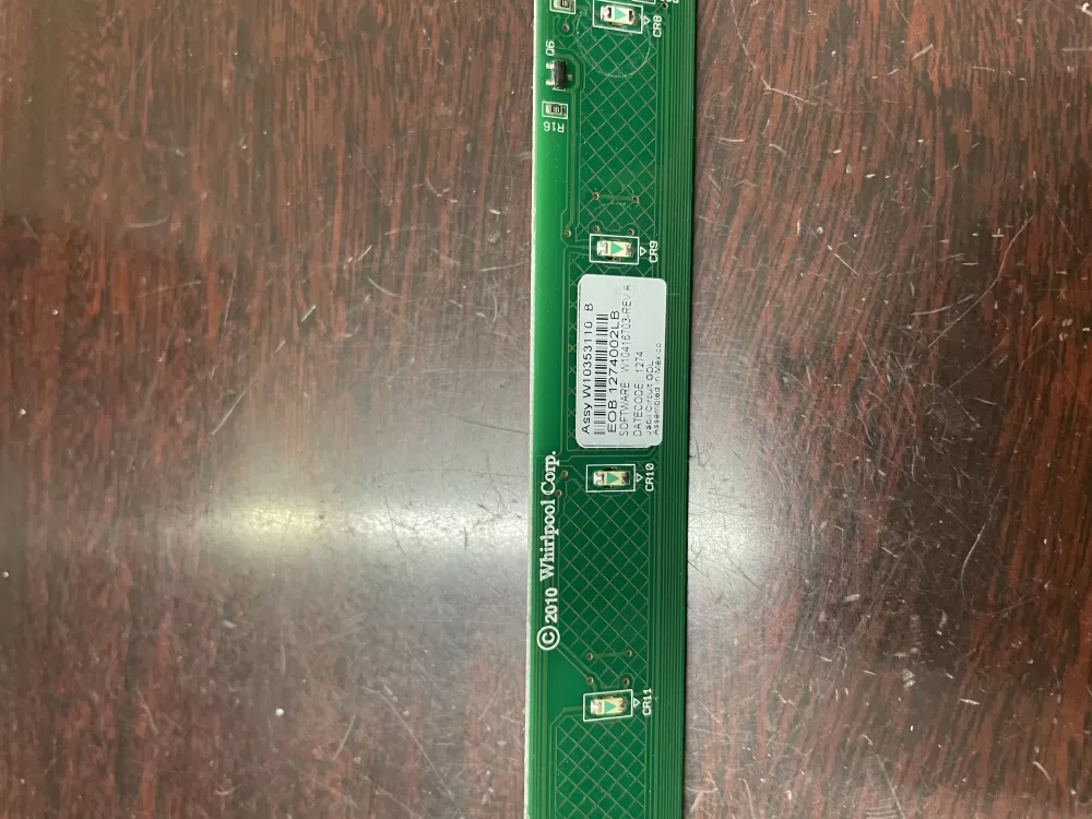 KitchenAid W10353110 Dishwasher Control Board Interface AZ31667 | KMV97