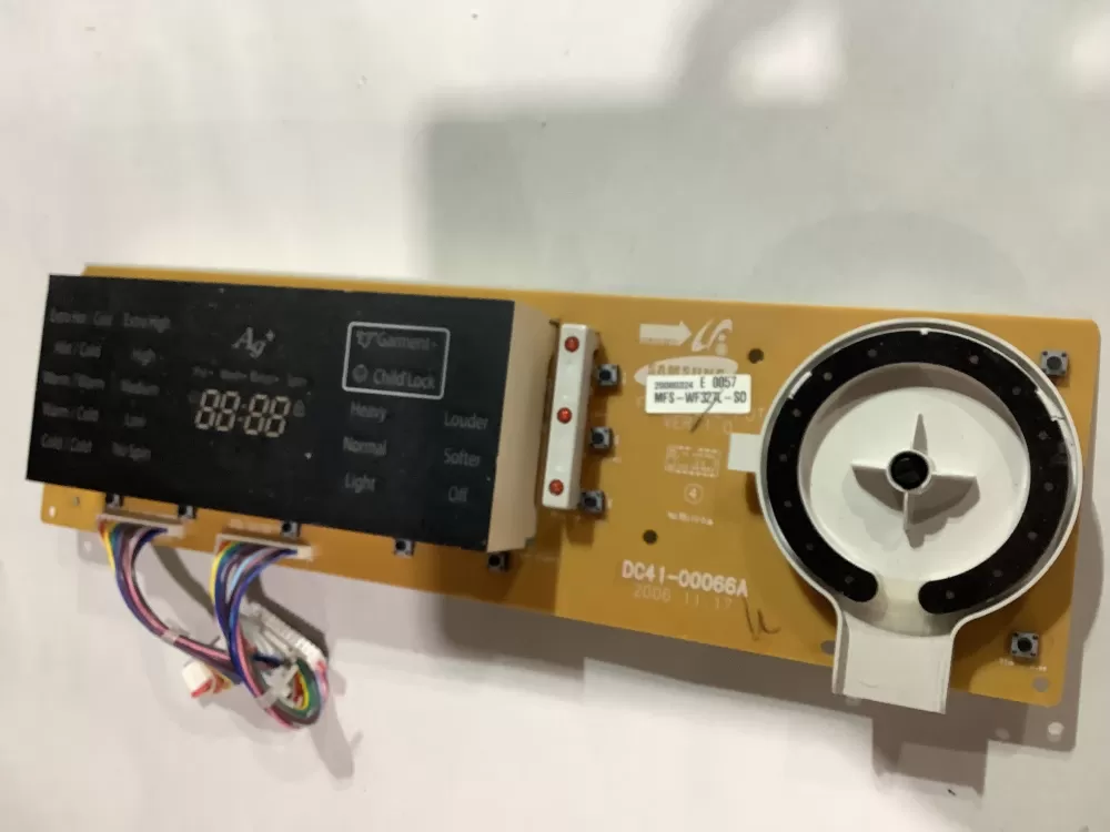Samsung MFS-DV318A-S0  AP4337033  DC41-00066A  2025722  20091008  PS4250820 Dryer UI Control Board