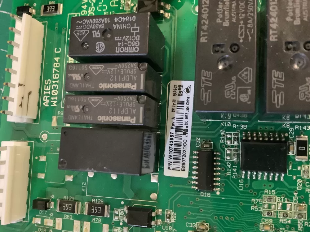 Whirlpool W10743957 Refrigerator Control Board AZ213169 | NR107