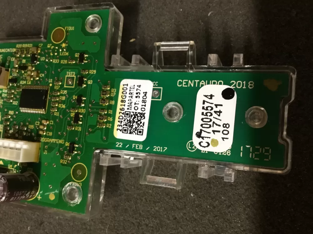 GE 234D2618G001 WE04X27284 Dryer Control Board AZ99854 | NR90