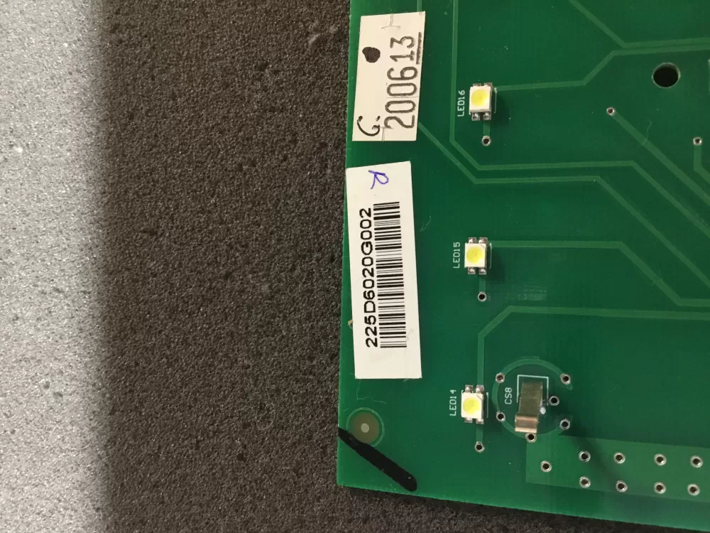 GE WR01F02537 225D6020G002 Control Board AZ101552 | NR158